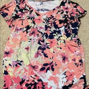 Floral motherhood maternity top